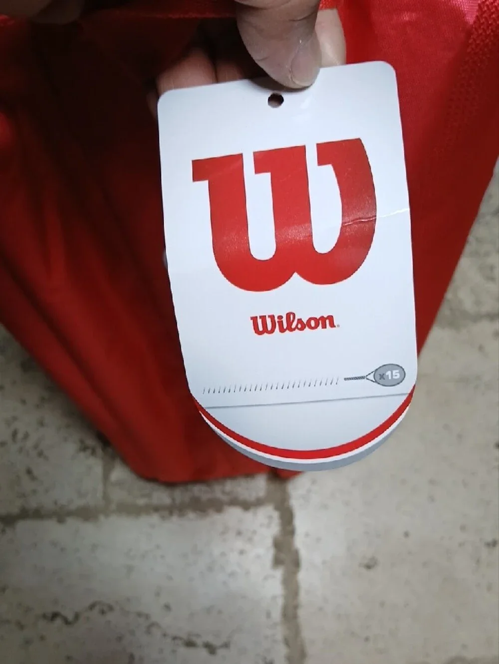 Wilson Super Tour Red 15PK 2025 Tennis Bag